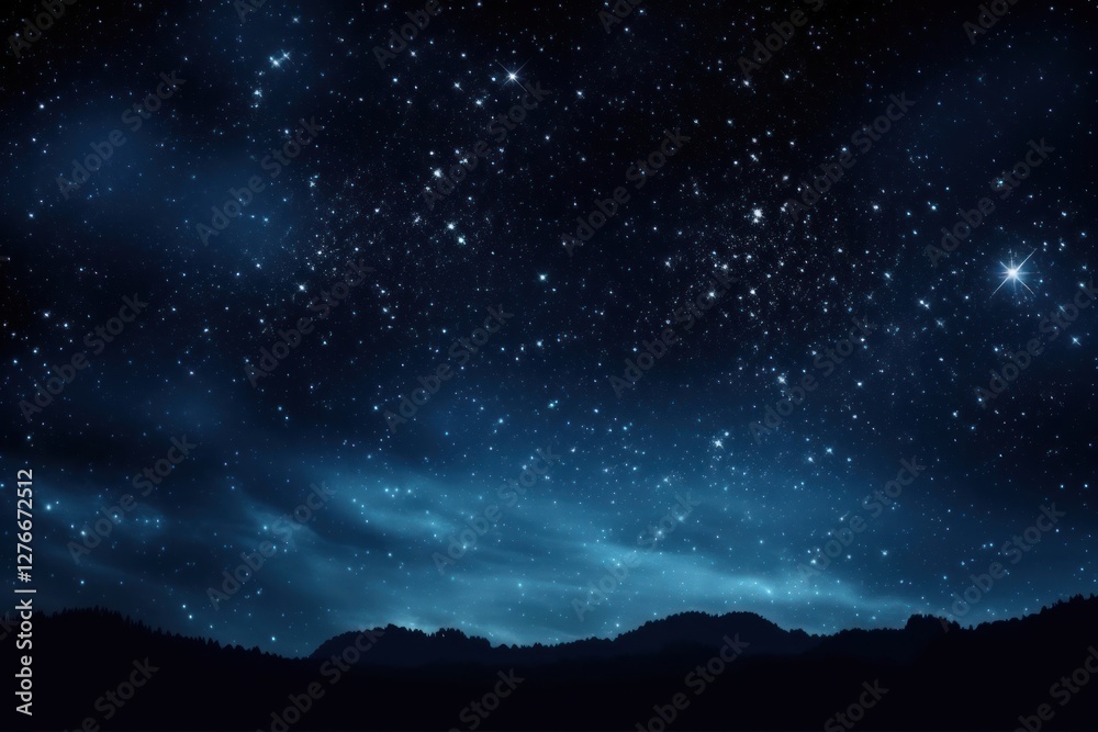 A blue and grey starry night sky backgrounds outdoors nature. A blue and grey starry night sky backgrounds outdoors nature.