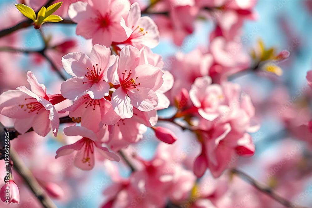 Fototapeta premium pink cherry blossoms