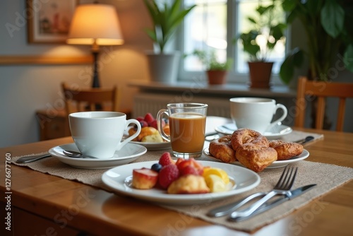 Wallpaper Mural breakfast on the bed Torontodigital.ca