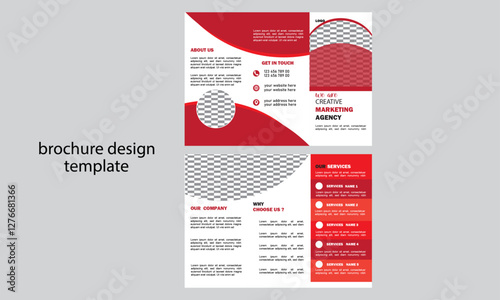 corporate minimal business brochure design template
