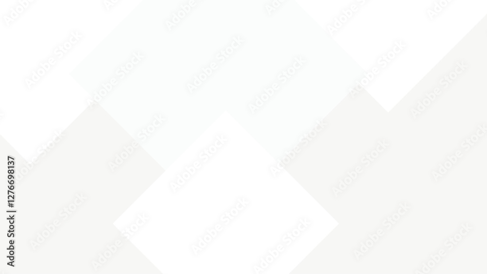 Fototapeta premium Grey white abstract background paper layer square shape for presentation design. Suit for business, festive, seminar, and talks.