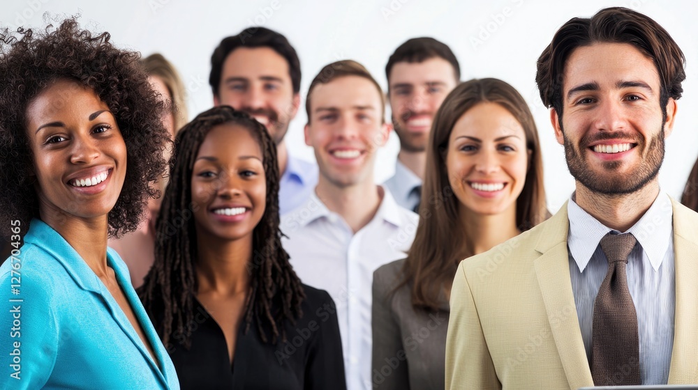 Diverse Team of Professionals Smiling Confidently Diverse Team of Professionals Smiling Confidently