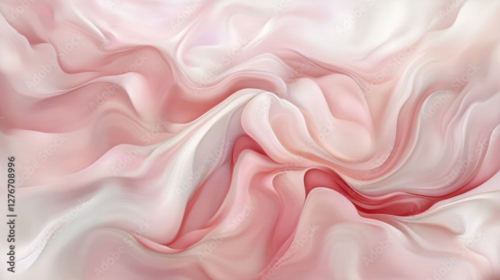 Whispers of Silk: A mesmerizing abstract background of flowing, silk-like textures in delicate shades of pink and cream, evoking a sense of elegance and tranquility. Whispers of Silk: A mesmerizing abstract background of flowing, silk-like textures in delicate shades of pink and cream, evoking a sense of elegance and tranquility.