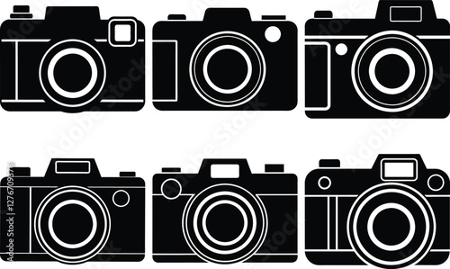 Vintage Photography Camera Silhouette
Vector Icons