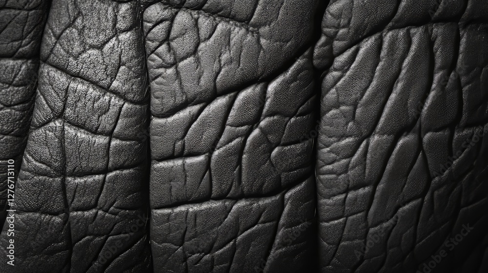 A modern setting showcasing an abstract grey leather texture A modern setting showcasing an abstract grey leather texture