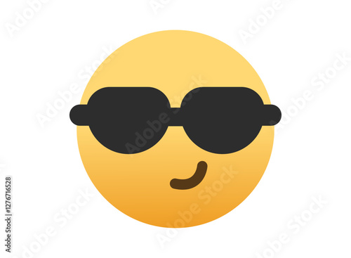 Illustration of an Popular Cool Emoji