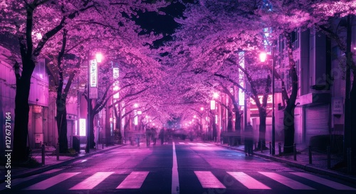 Beautiful cherry blossom background