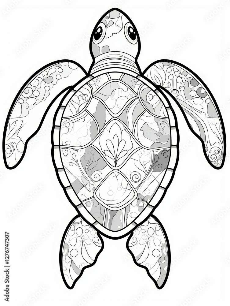 Fototapeta premium coloring page kids