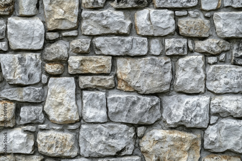 Rough stone wall with varied texture and color. Neural network AI generated Rough stone wall with varied texture and color. Neural network AI generated