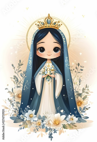 Our holy Mary clipart