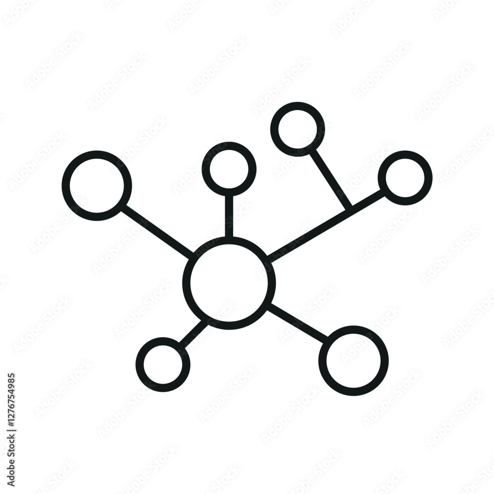 Network icon collection .design style with background Network icon collection .design style with background