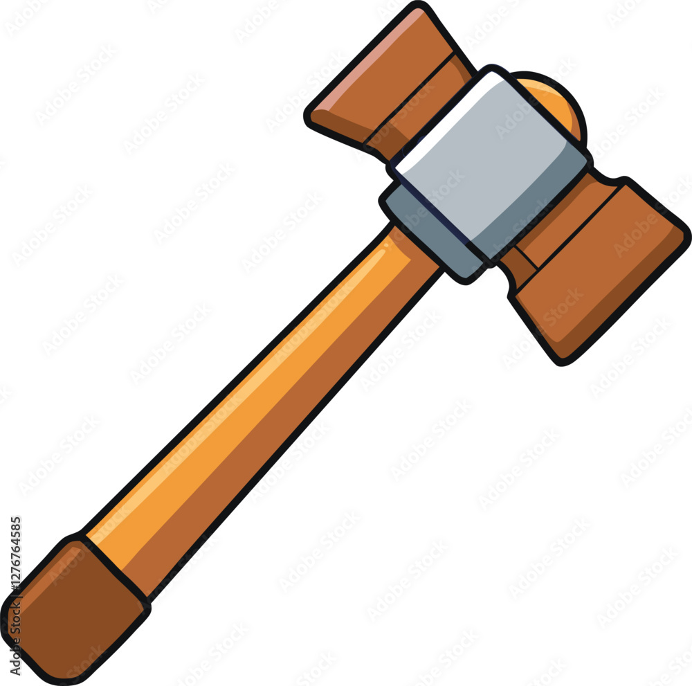Hammer vector illustration, tool icon, construction equipment design, carpentry symbol, hardware, handyman, work tool, manual labor, DIY project, builder accessory.
Hammer vector illustration, tool icon, construction equipment design, carpentry symbol, hardware, handyman, work tool, manual labor, DIY project, builder accessory.