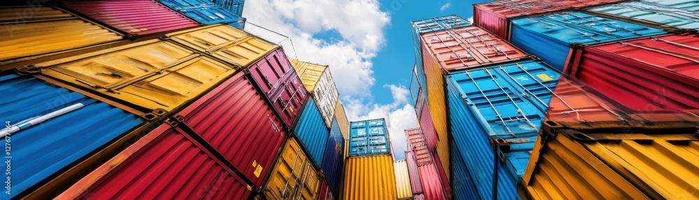Fototapeta premium International trade of renewable technologies fosters market expansion.