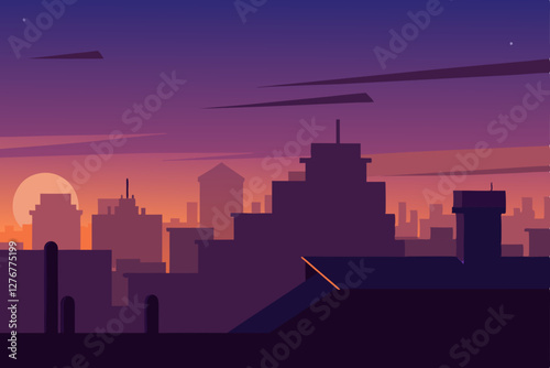 seattle skyline at sunset