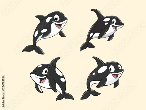 A black dolphin vector illustration features a sleek, streamlined design of the dolphin in solid black, emphasizing its graceful form and fluid motion with bold, clean lines.