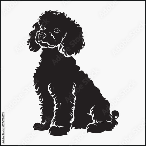  Poodle silhouette