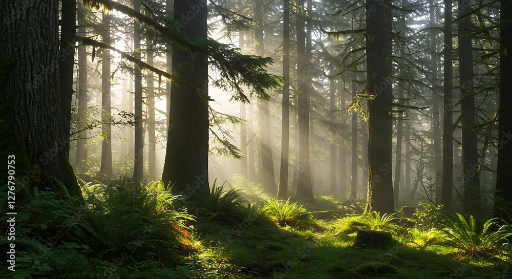 Fototapeta premium Lush Jungle River. 