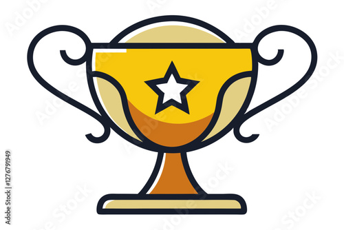 Minimalist Elijah’s Cup Vector – Jewish Ritual Art