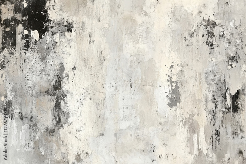 Wallpaper Mural Abstract Concrete Texture with Painterly Cement Strokes and Organic Imperfections Torontodigital.ca