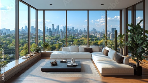 luxury maisonette with city view