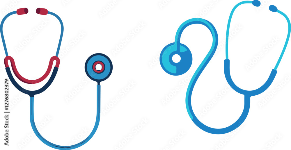 stethoscope icon set vector stethoscope icon set vector