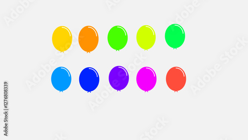 Set of balloons