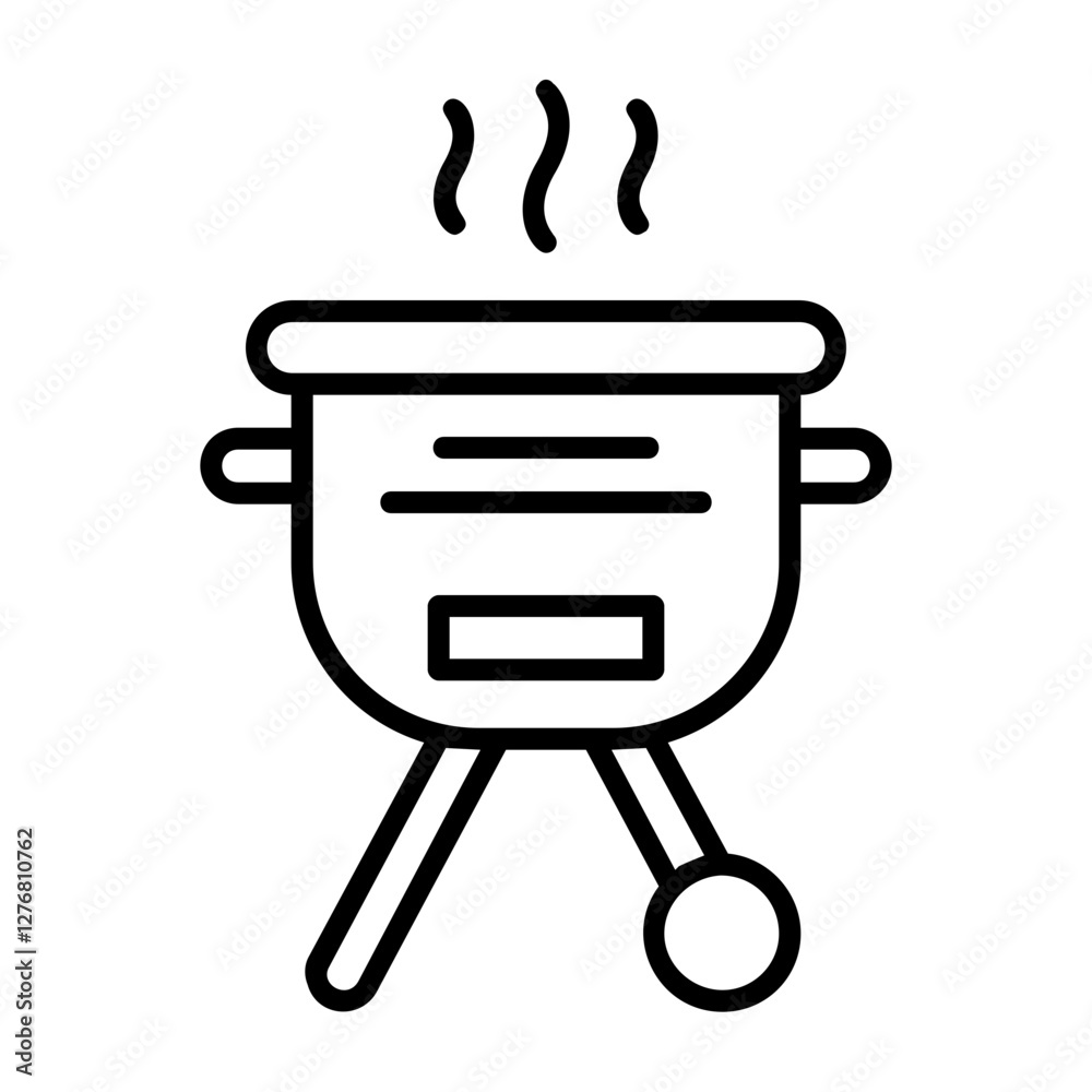 Barbecue grill Vector Icon Design Symbol Barbecue grill Vector Icon Design Symbol
