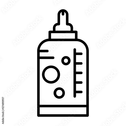 Baby bottle Vector Icon Design Symbol
