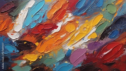 abstract colorful pastel paint swatches background