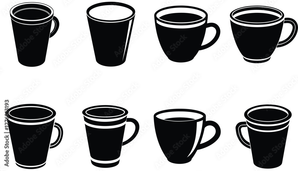 Set of coffee cups Set of coffee cups