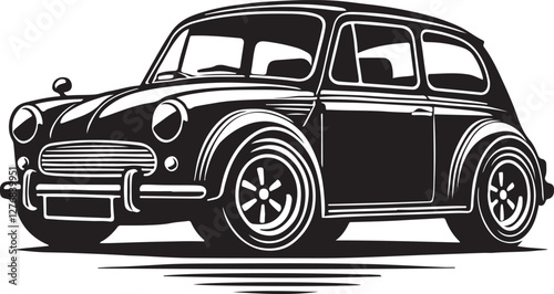 Subaru WRX rally car vector illustration