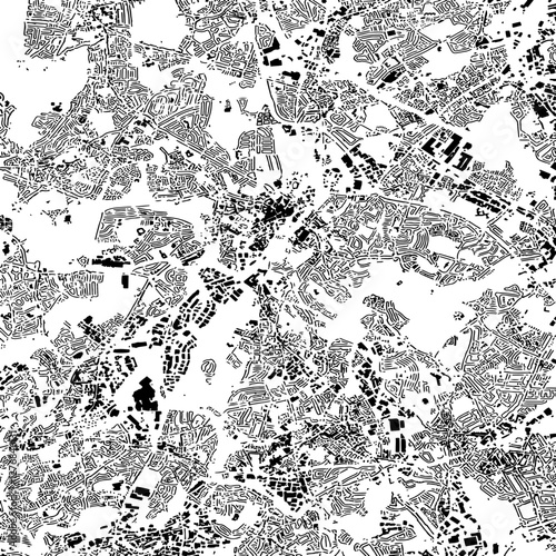 Buildings map of Dudley Great Britain