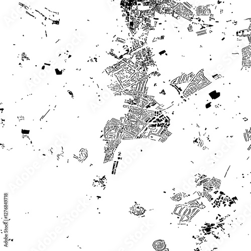 Buildings map of Hook Great Britain
