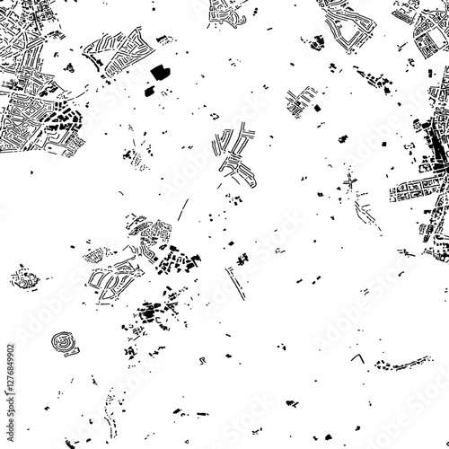 Buildings map of Ewell Great Britain