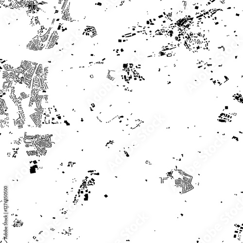 Buildings map of Cheadle Hulme Great Britain