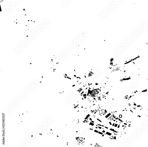 Buildings map of Bentley Great Britain