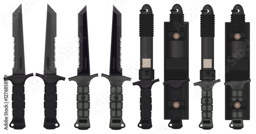 German Army Classic Military Combat Knife 