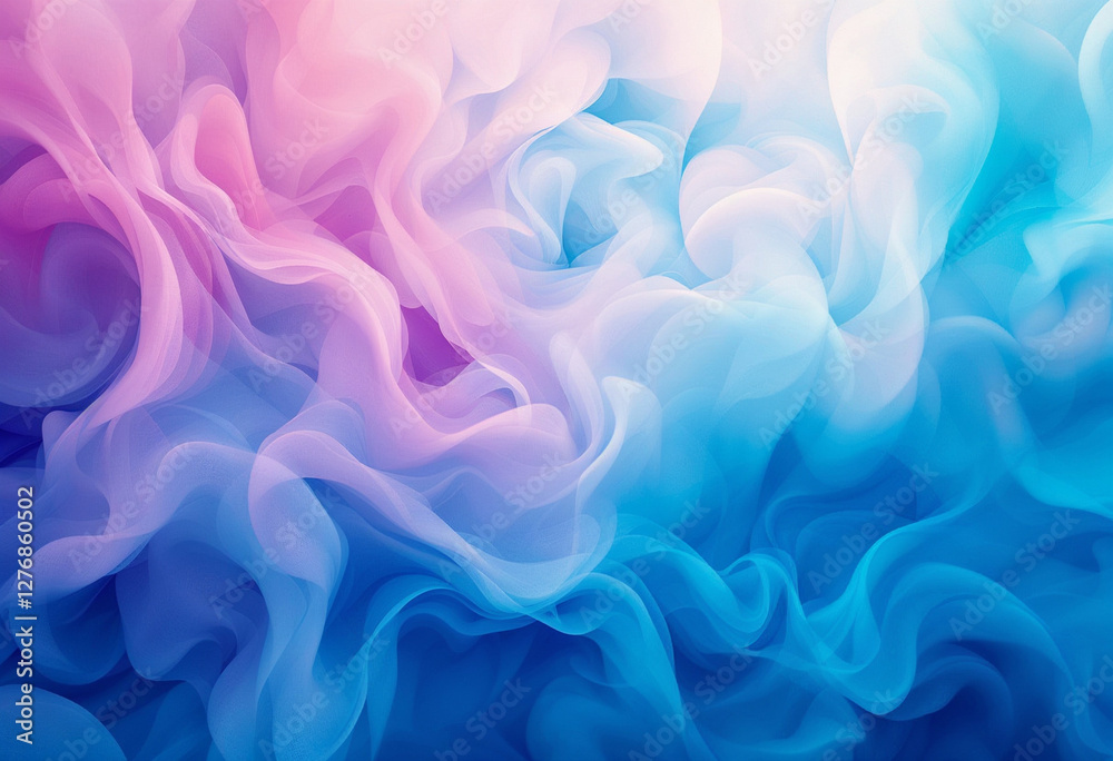 Soft pastel smoke or vapor texture with pink and blue flowing waves creating an ethereal and dreamy atmosphere for background design Soft pastel smoke or vapor texture with pink and blue flowing waves creating an ethereal and dreamy atmosphere for background design