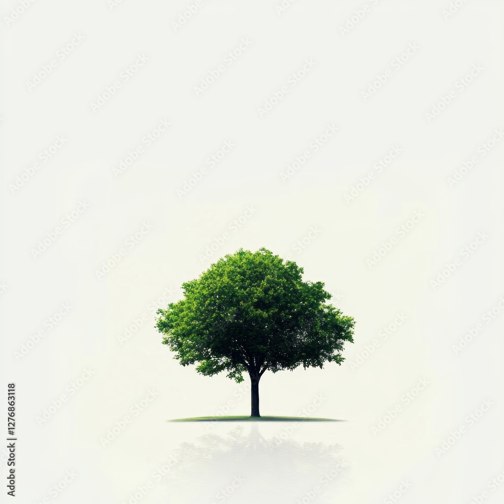 Green tree in Spring