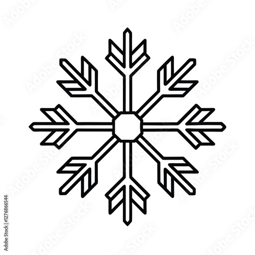 snowflakes on a white background