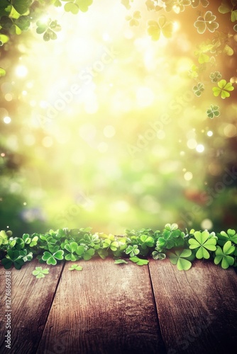 St. Patrick’s Day theme decoration.