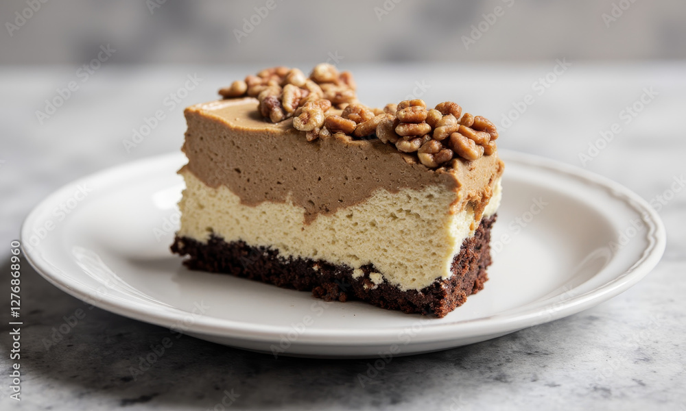 Decadent Walnut Brownie Cheesecake Dessert Decadent Walnut Brownie Cheesecake Dessert