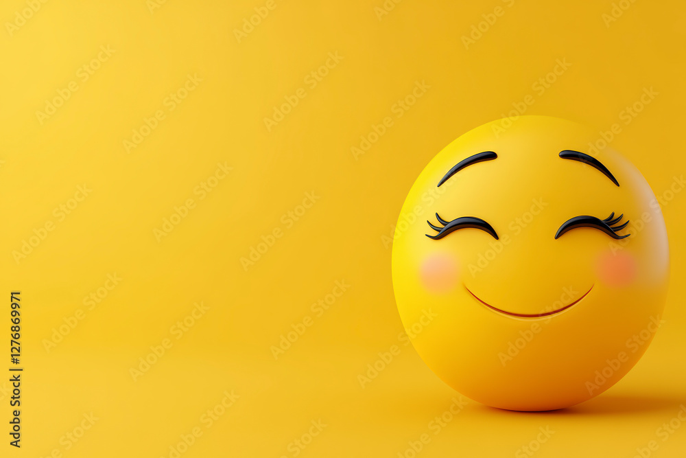 Bright and cheerful smiley face image embodies happiness, positivity, and joy, set against a vibrant yellow background. Perfect mood booster. Bright and cheerful smiley face image embodies happiness, positivity, and joy, set against a vibrant yellow background. Perfect mood booster.