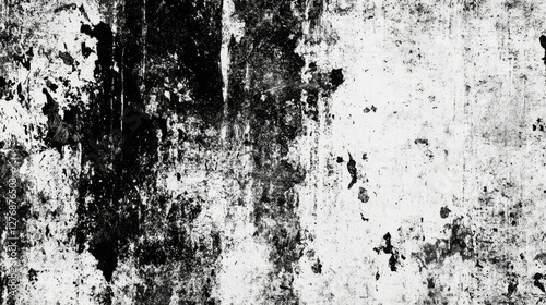 Wallpaper Mural High contrast abstract grunge texture with chaotic patterns and weathered industrial surface Torontodigital.ca