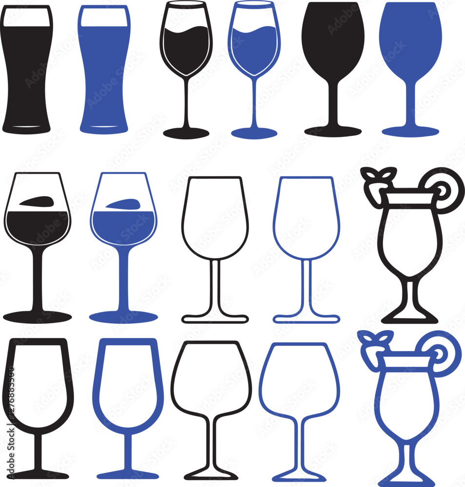 Create a silhouette vector cup Create a silhouette vector cup