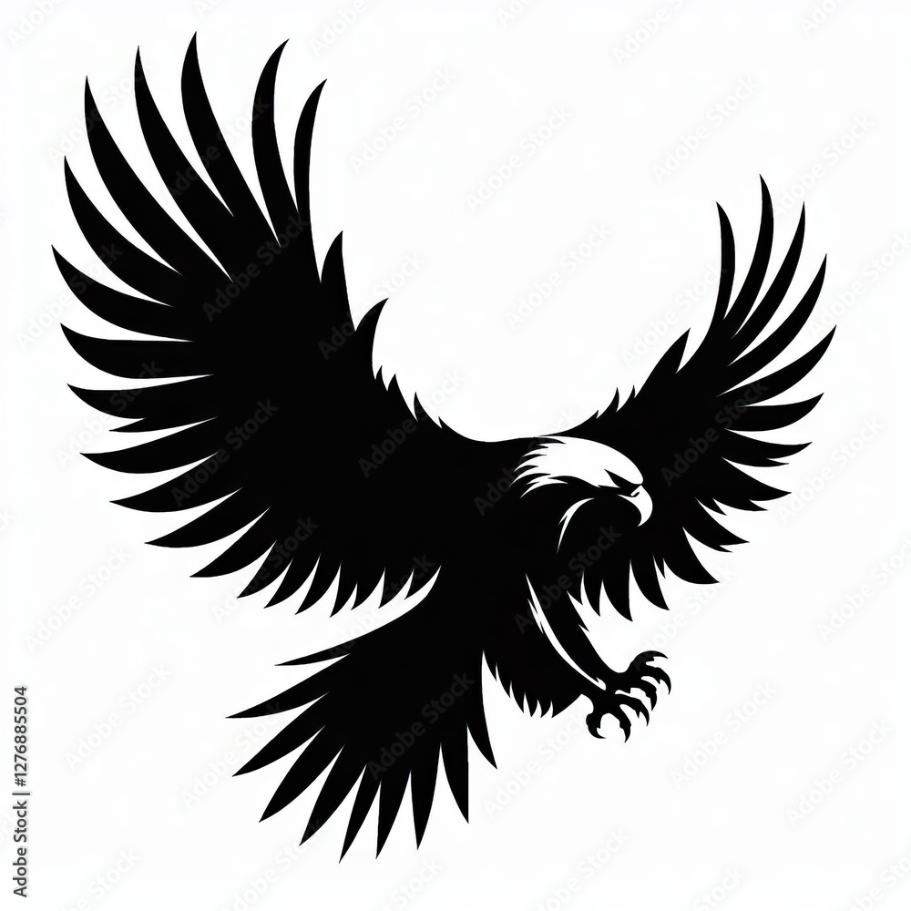 Fototapeta premium Animal Silhouette vector Clipart illustration