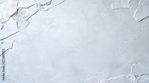 Textured white plaster wall background with rough and smooth surface patterns for design inspiration and creativity.