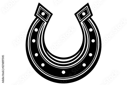 Creative Horseshoe Vector Art for Western and Rustic Themes