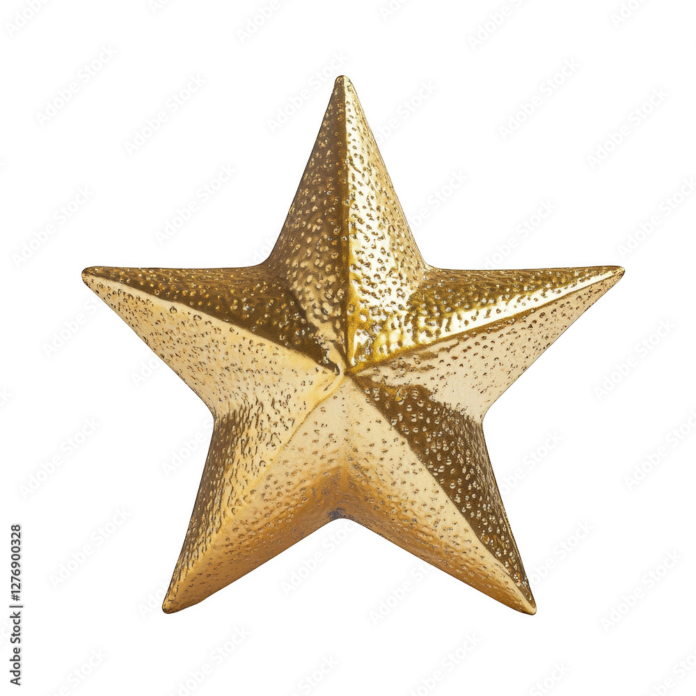 golden star isolated on white background golden star isolated on white background