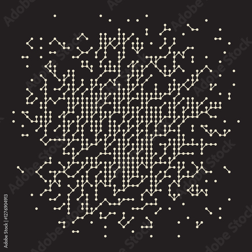  complex graph structure with stochastically  connected nodes
